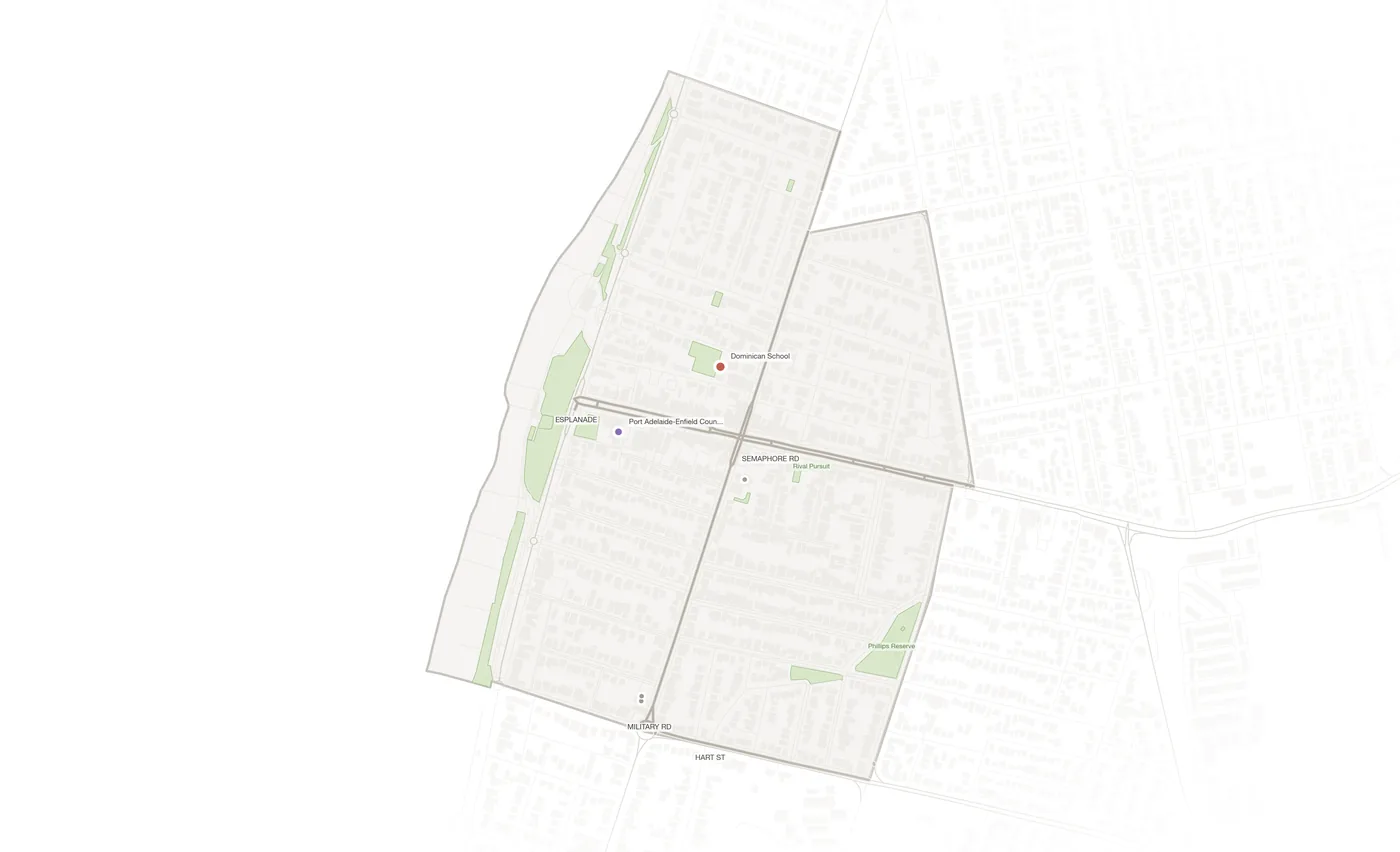 Semaphore urban fabric map