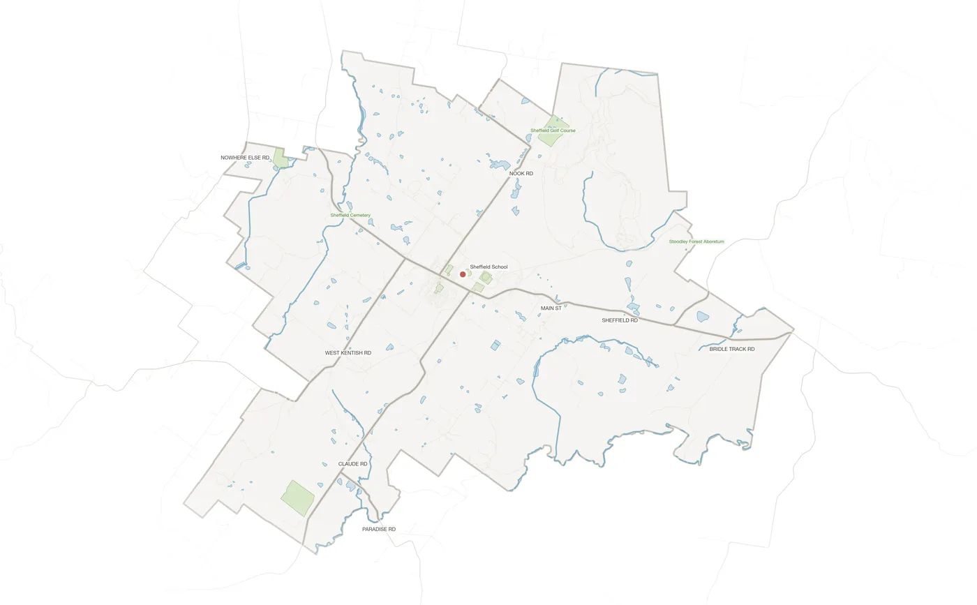Sheffield urban fabric map