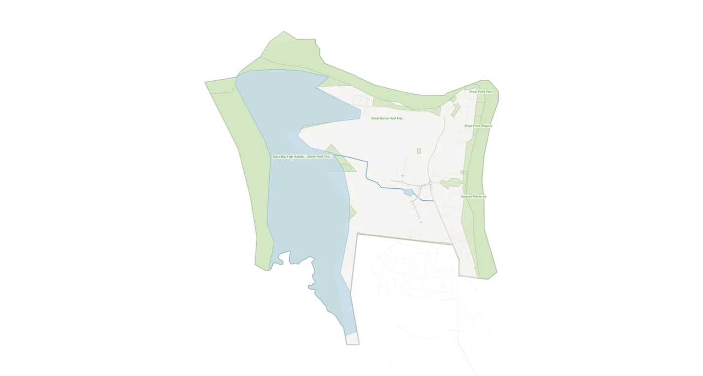 Shoal Point urban fabric map