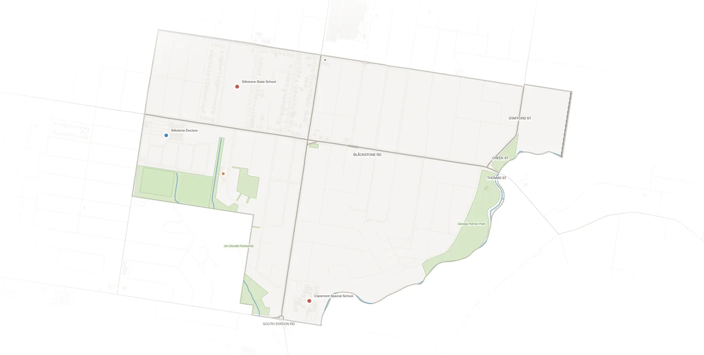 Silkstone urban fabric map