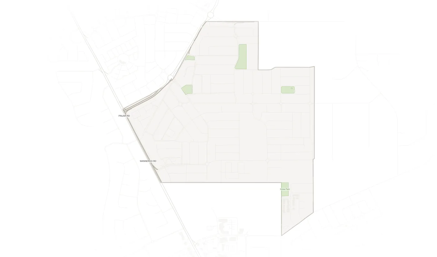 Sinagra urban fabric map