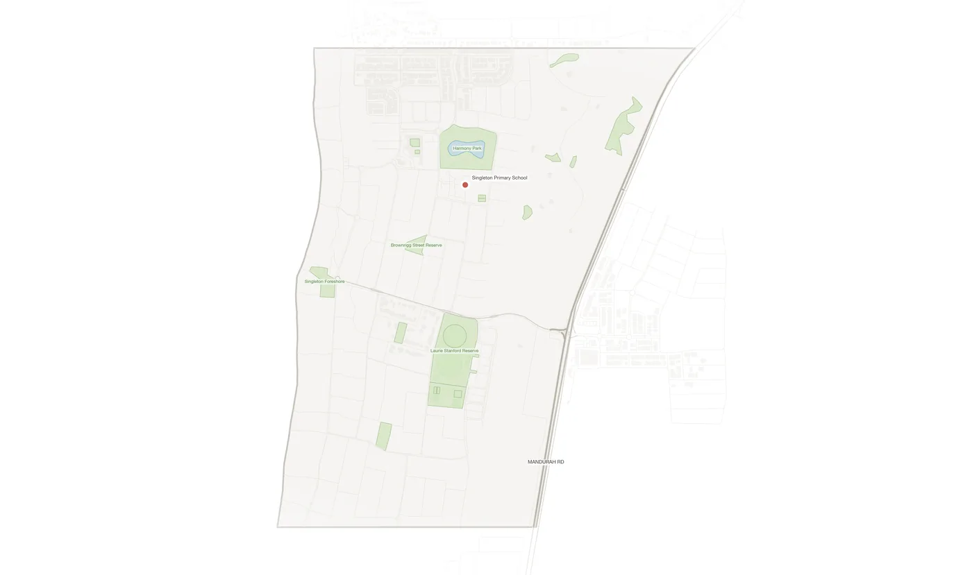 Singleton urban fabric map