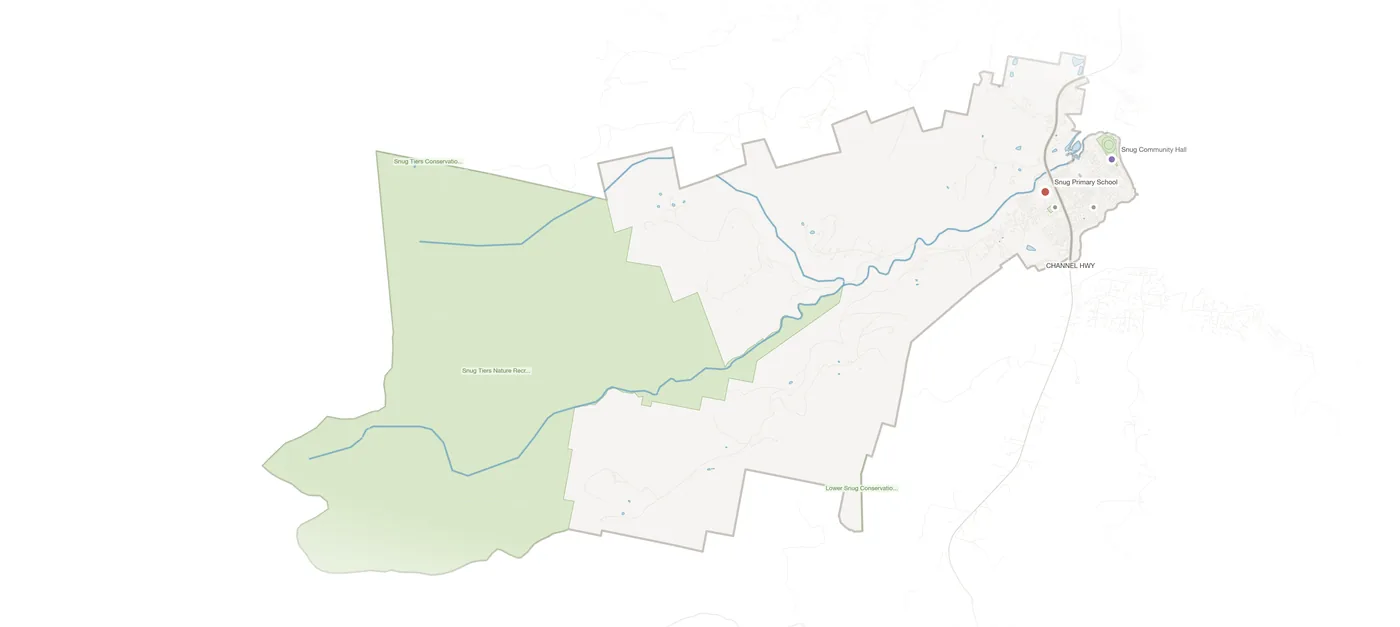 Snug urban fabric map