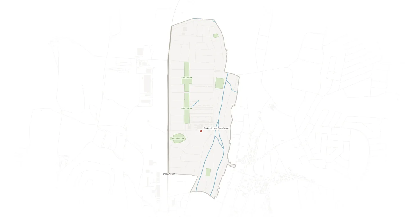 Soldiers Hill urban fabric map