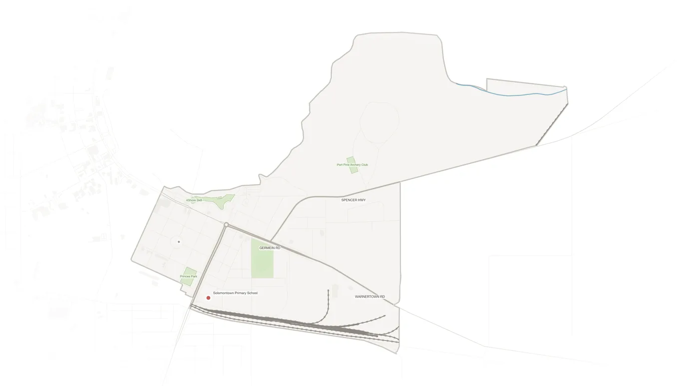 Solomontown urban fabric map