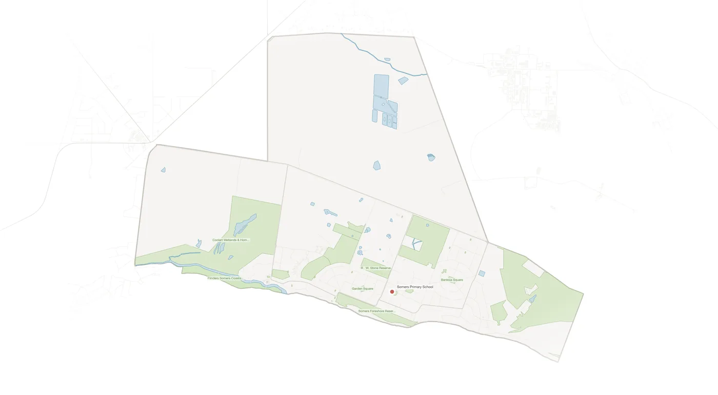 Somers urban fabric map