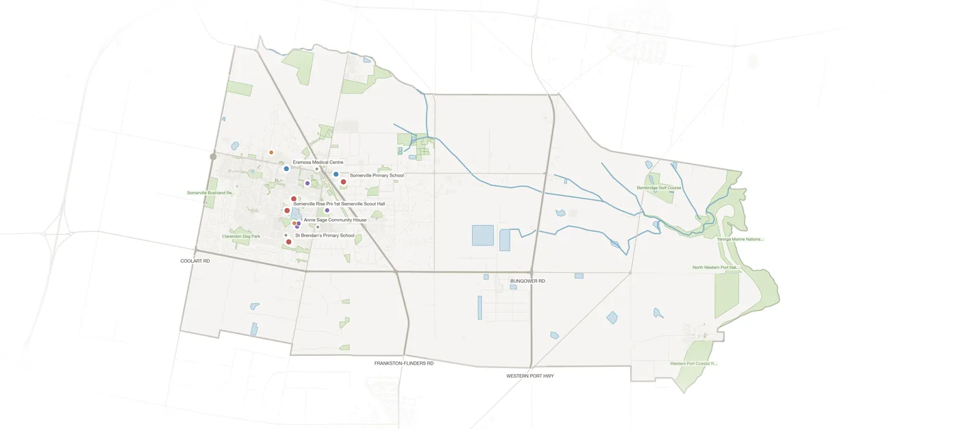 Somerville urban fabric map