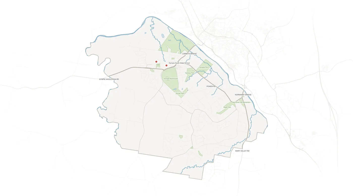 Southside urban fabric map