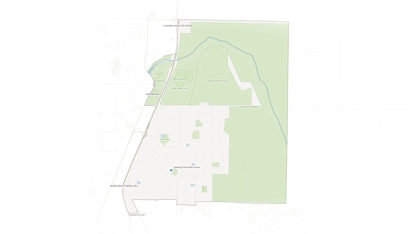 Spalding urban fabric map