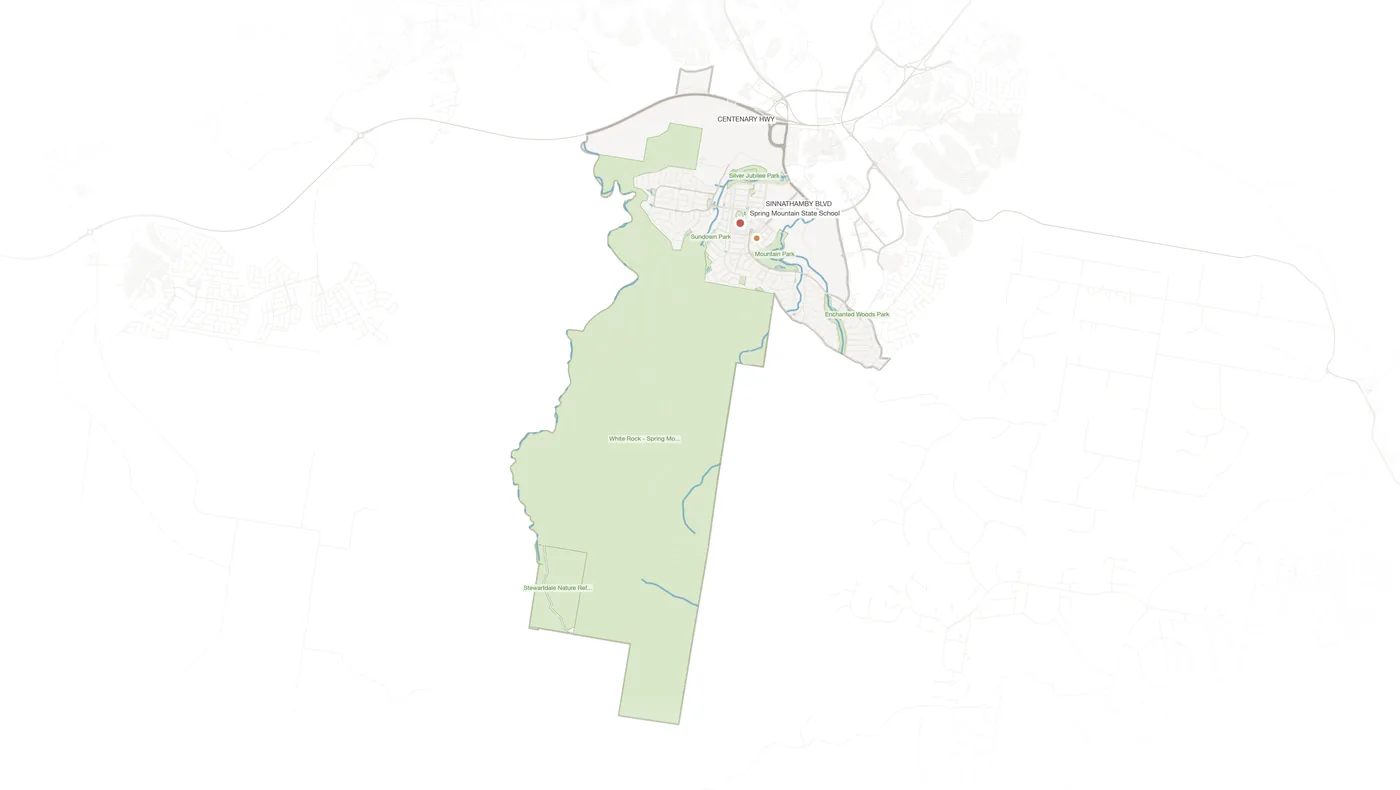 Spring Mountain urban fabric map