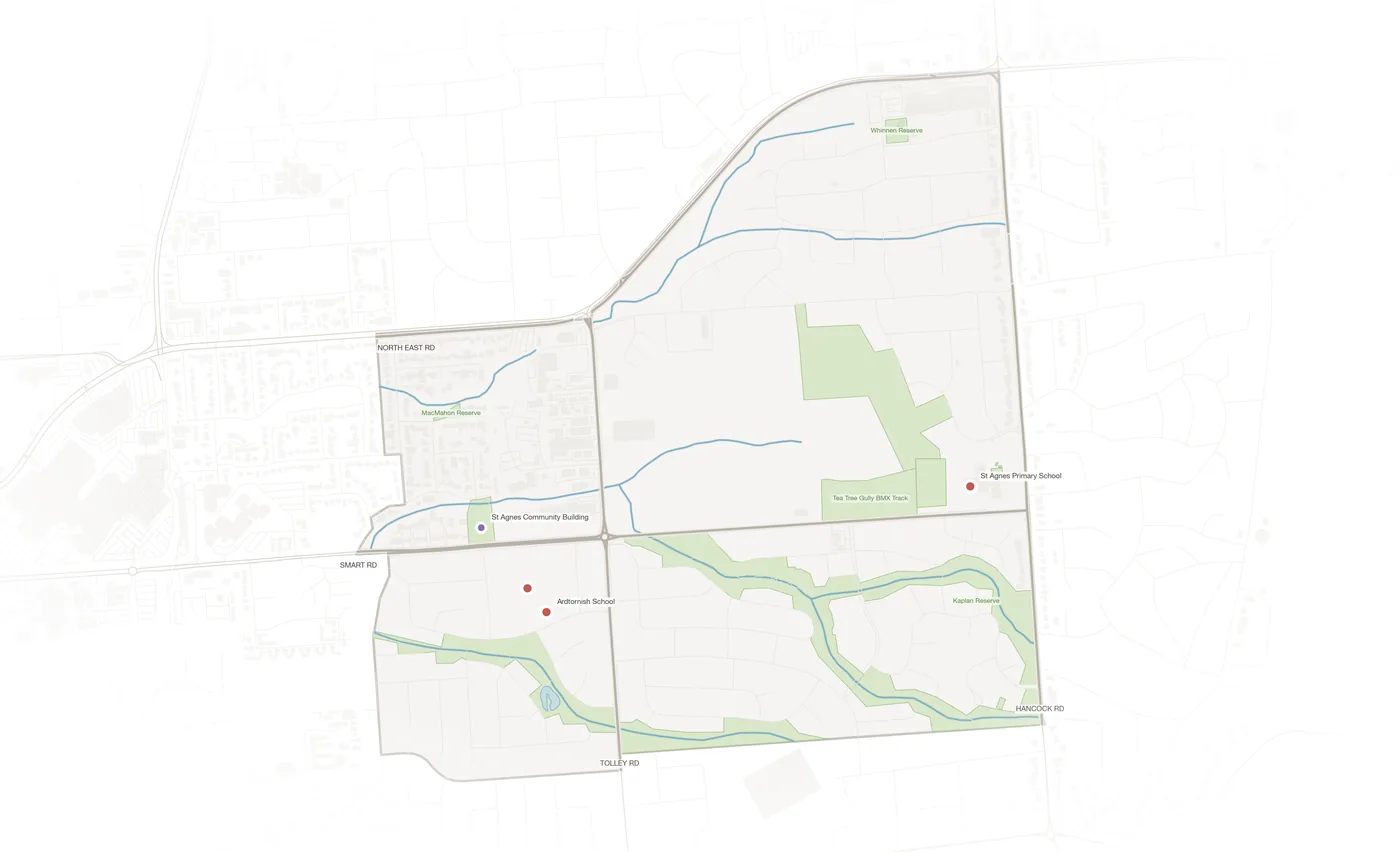 St Agnes urban fabric map
