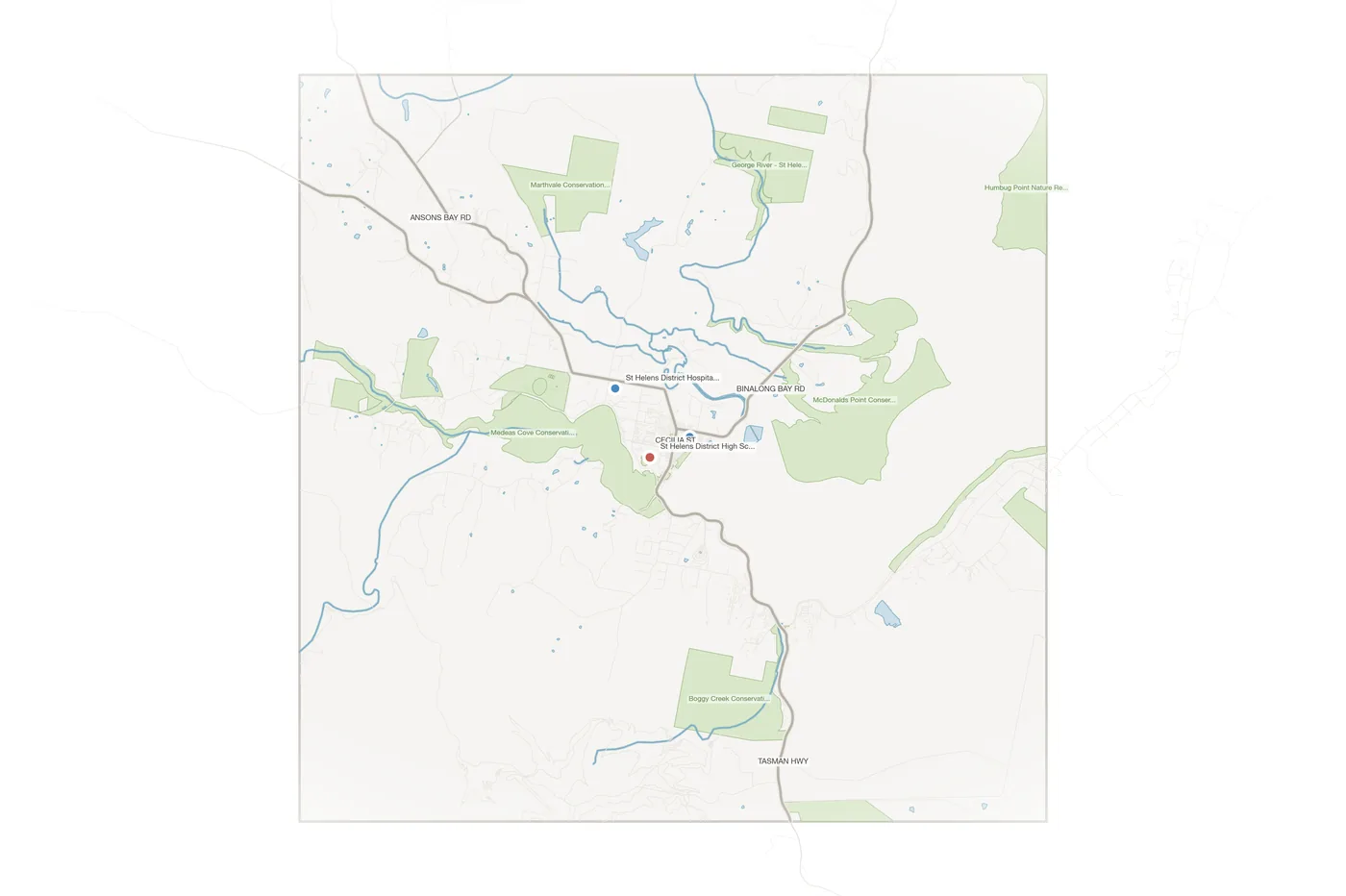 St Helens urban fabric map