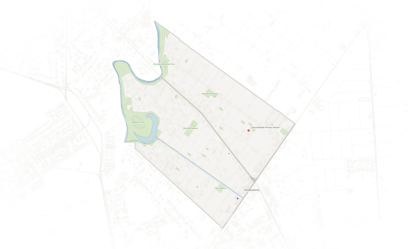 St Peters urban fabric map