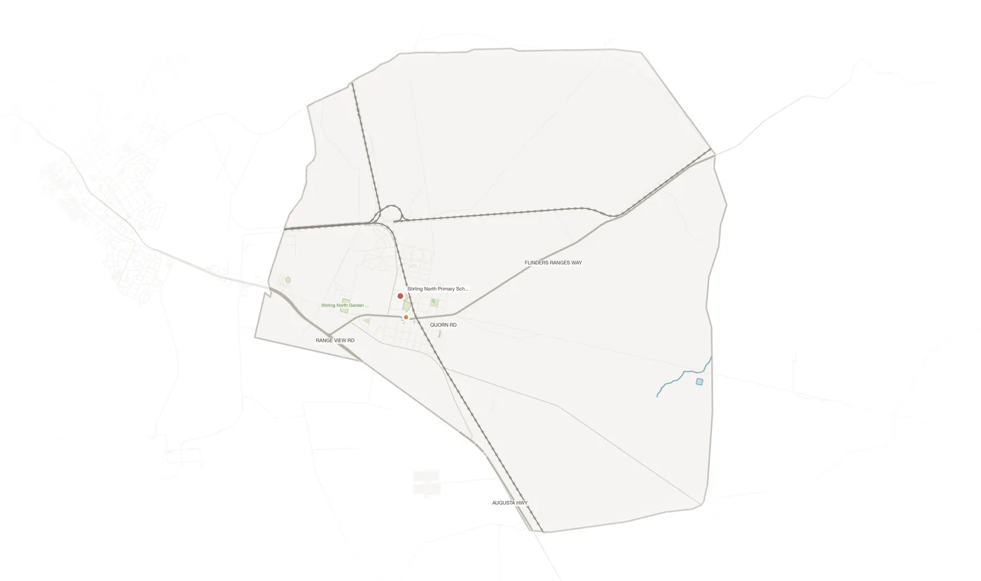 Stirling North urban fabric map