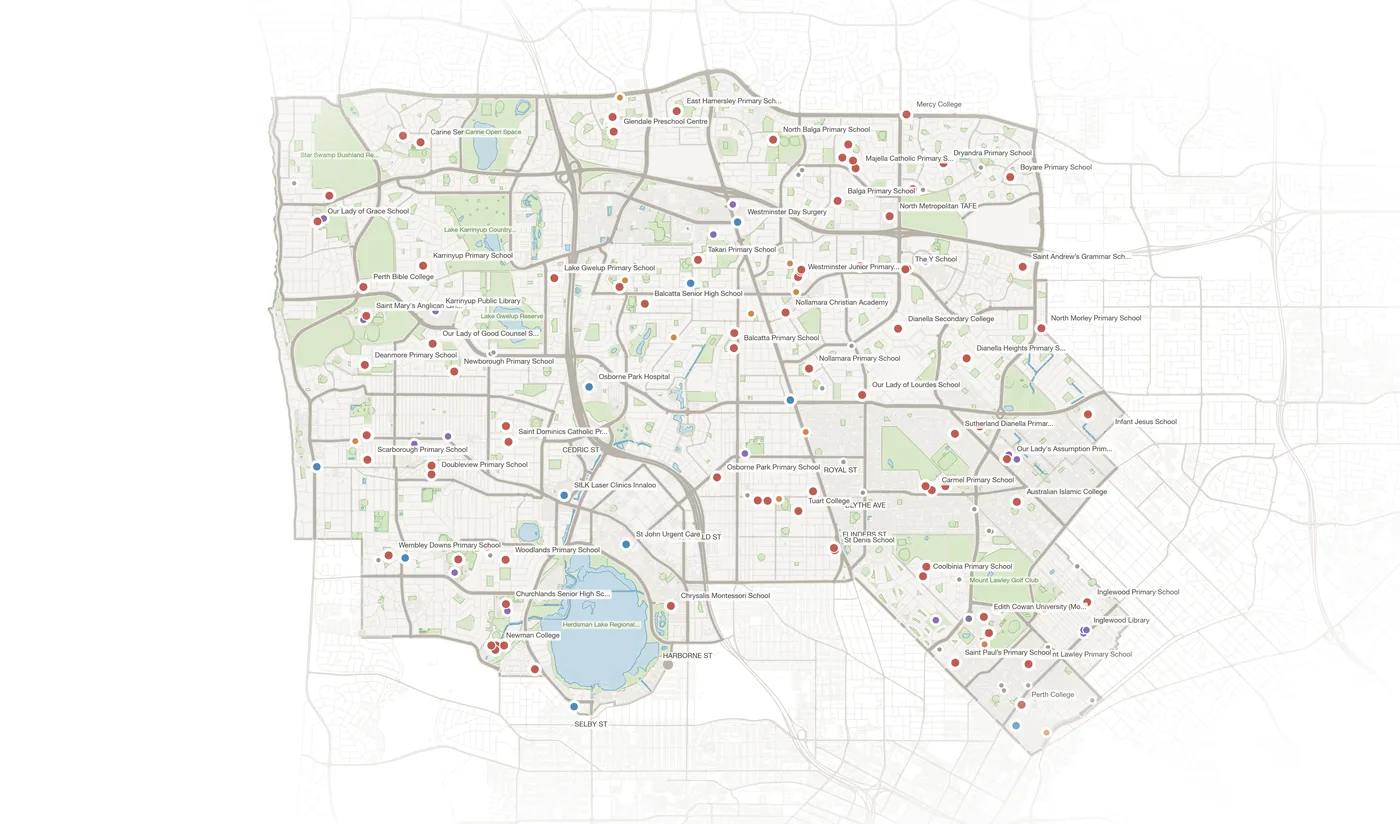 Stirling urban fabric map