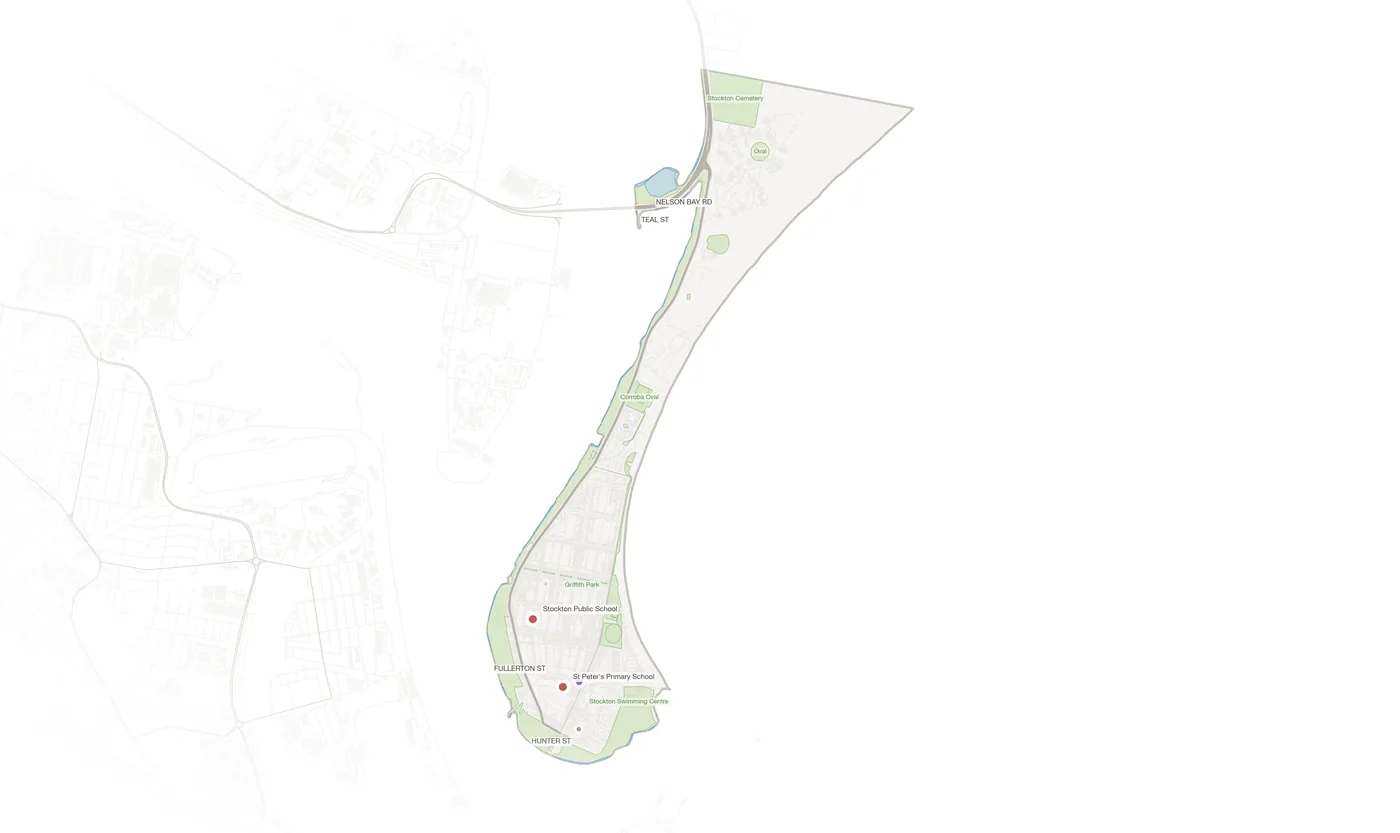 Stockton urban fabric map