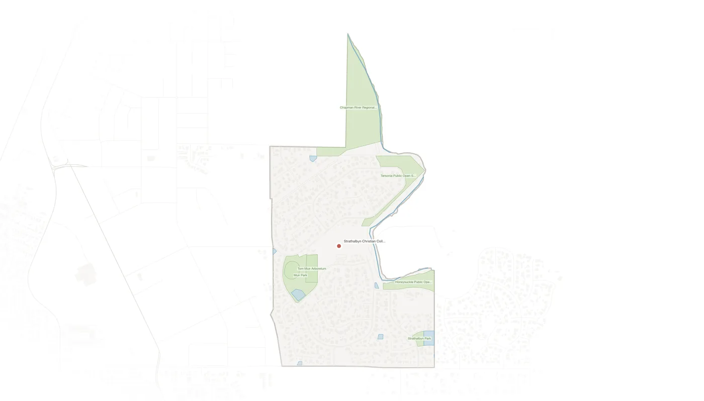 Strathalbyn urban fabric map