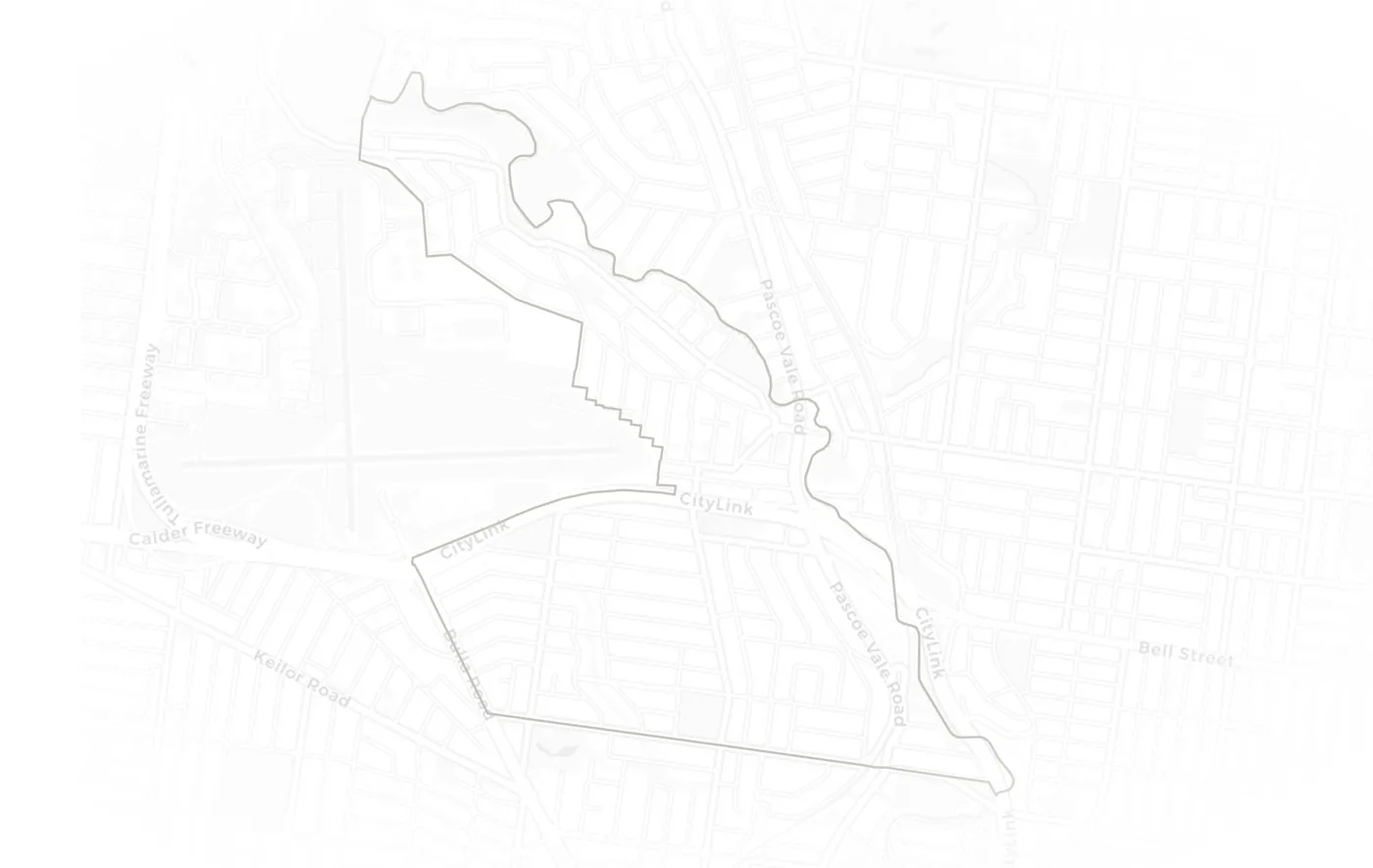 Strathmore urban fabric map
