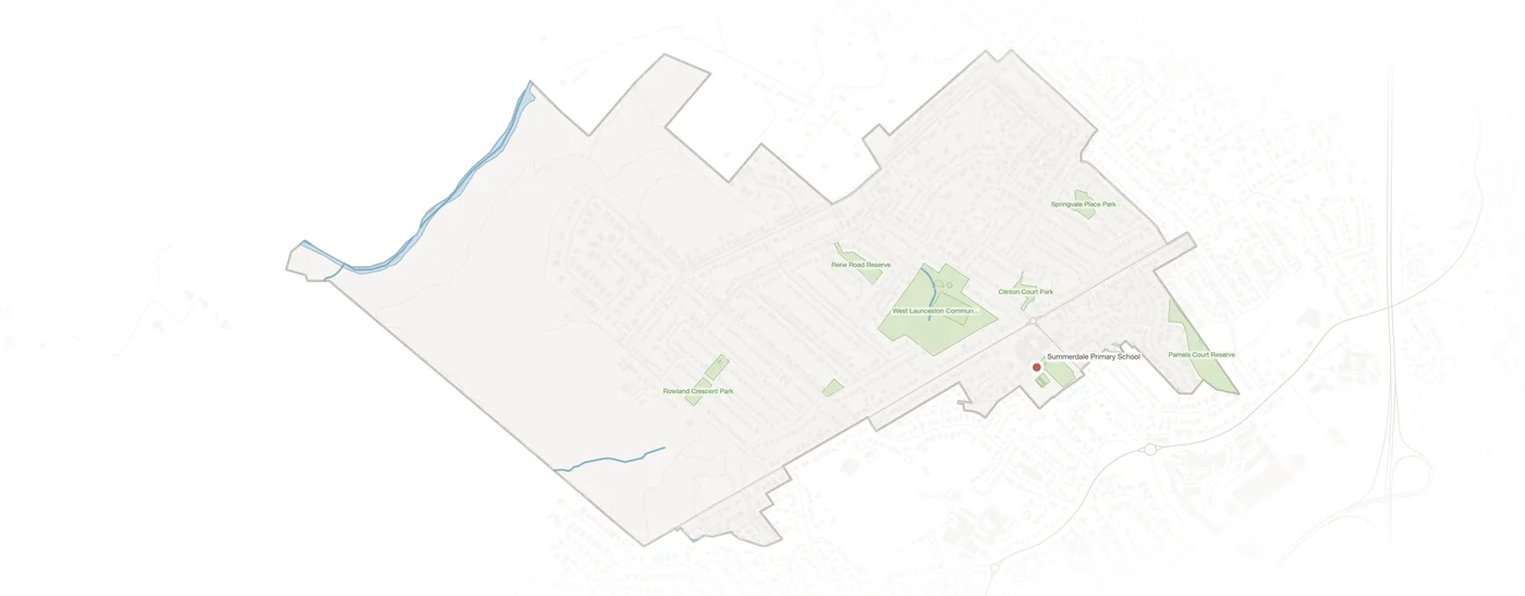 Summerhill urban fabric map