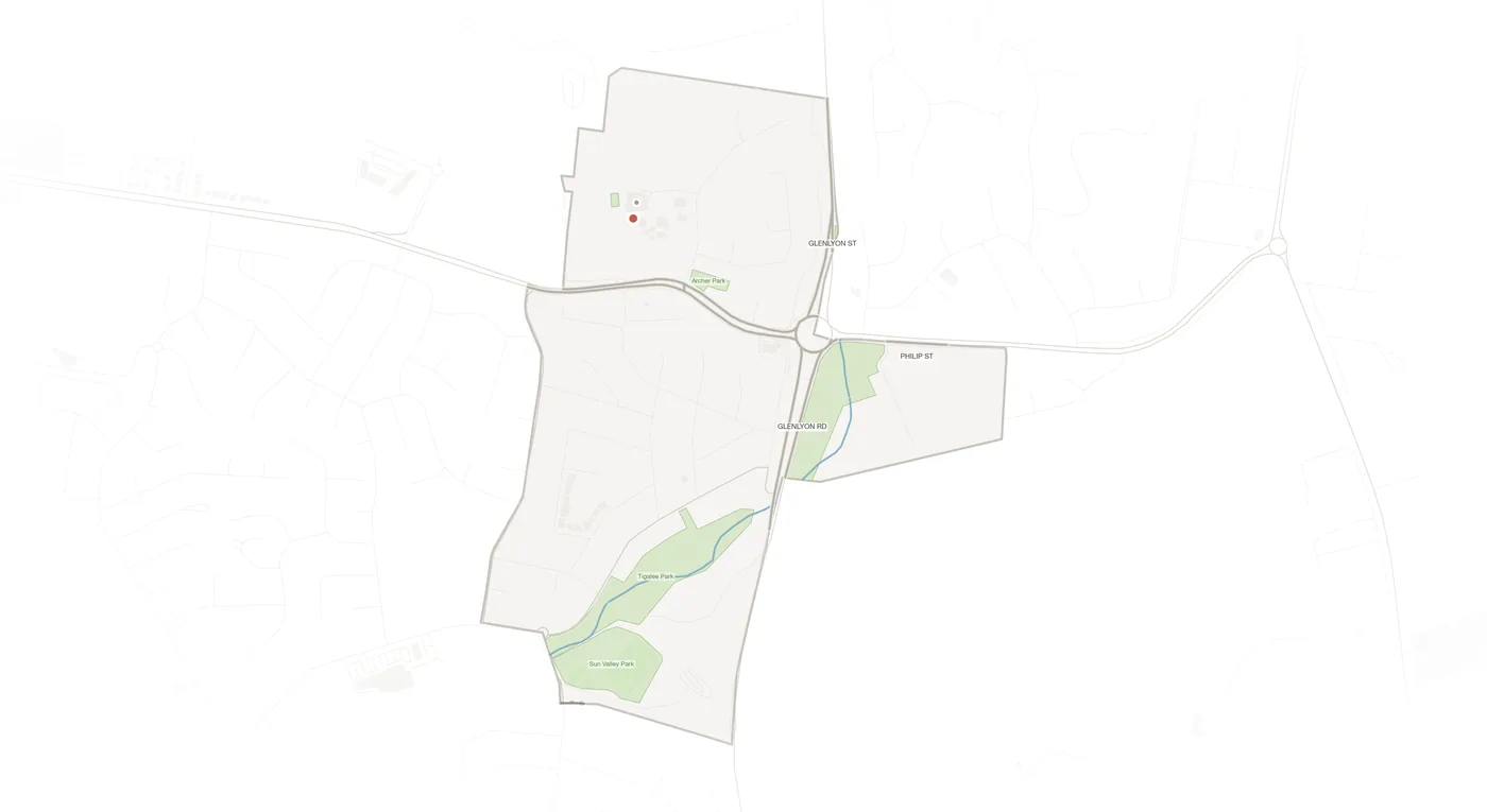 Sun Valley urban fabric map