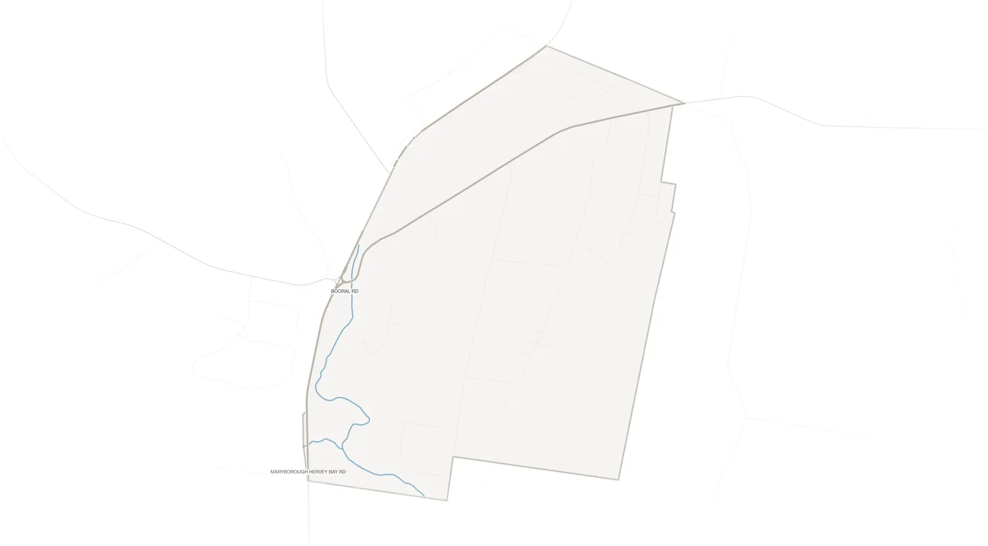 Sunshine Acres urban fabric map