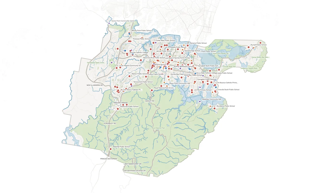 Sutherland urban fabric map