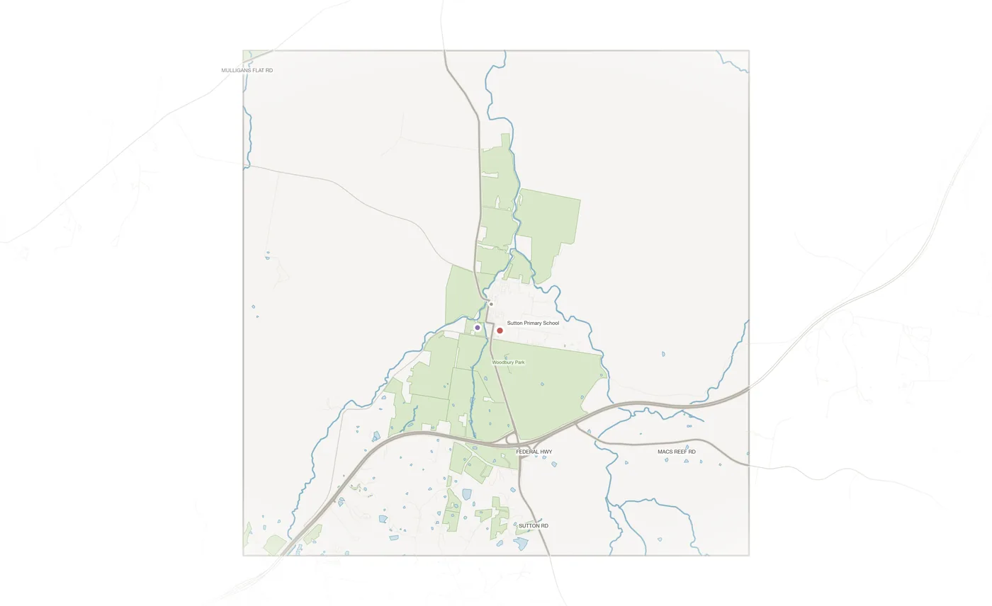 Sutton urban fabric map