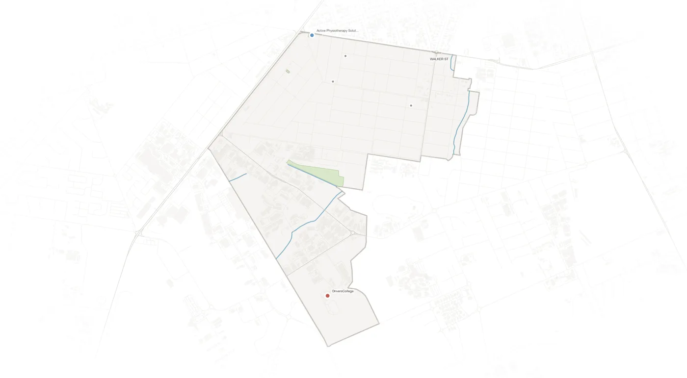 Svensson Heights urban fabric map