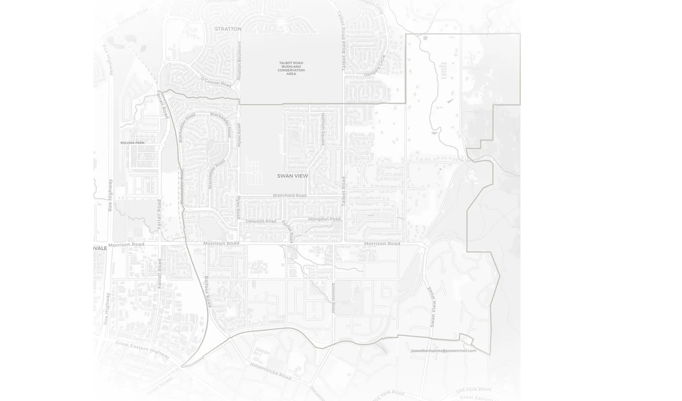 Swan View urban fabric map