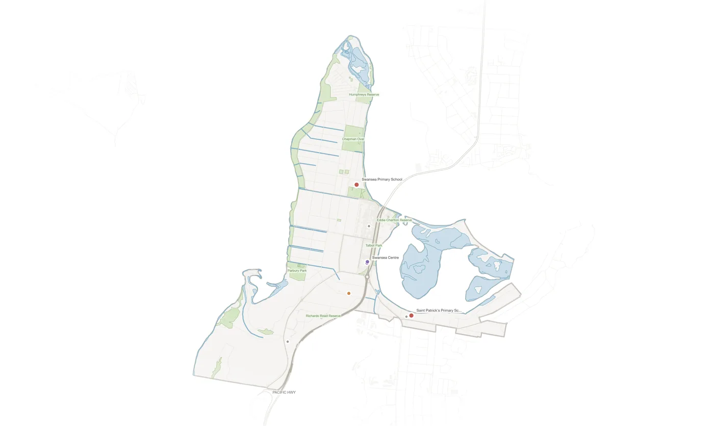 Swansea urban fabric map