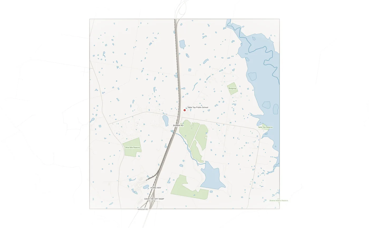 Table Top urban fabric map
