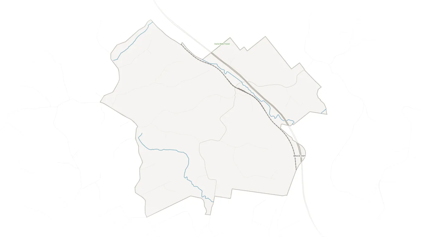 Tamaree urban fabric map