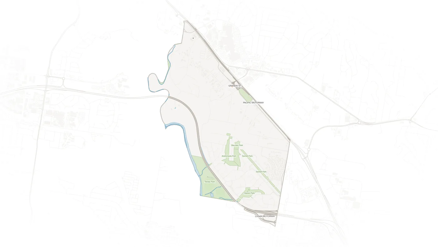 Tanah Merah urban fabric map