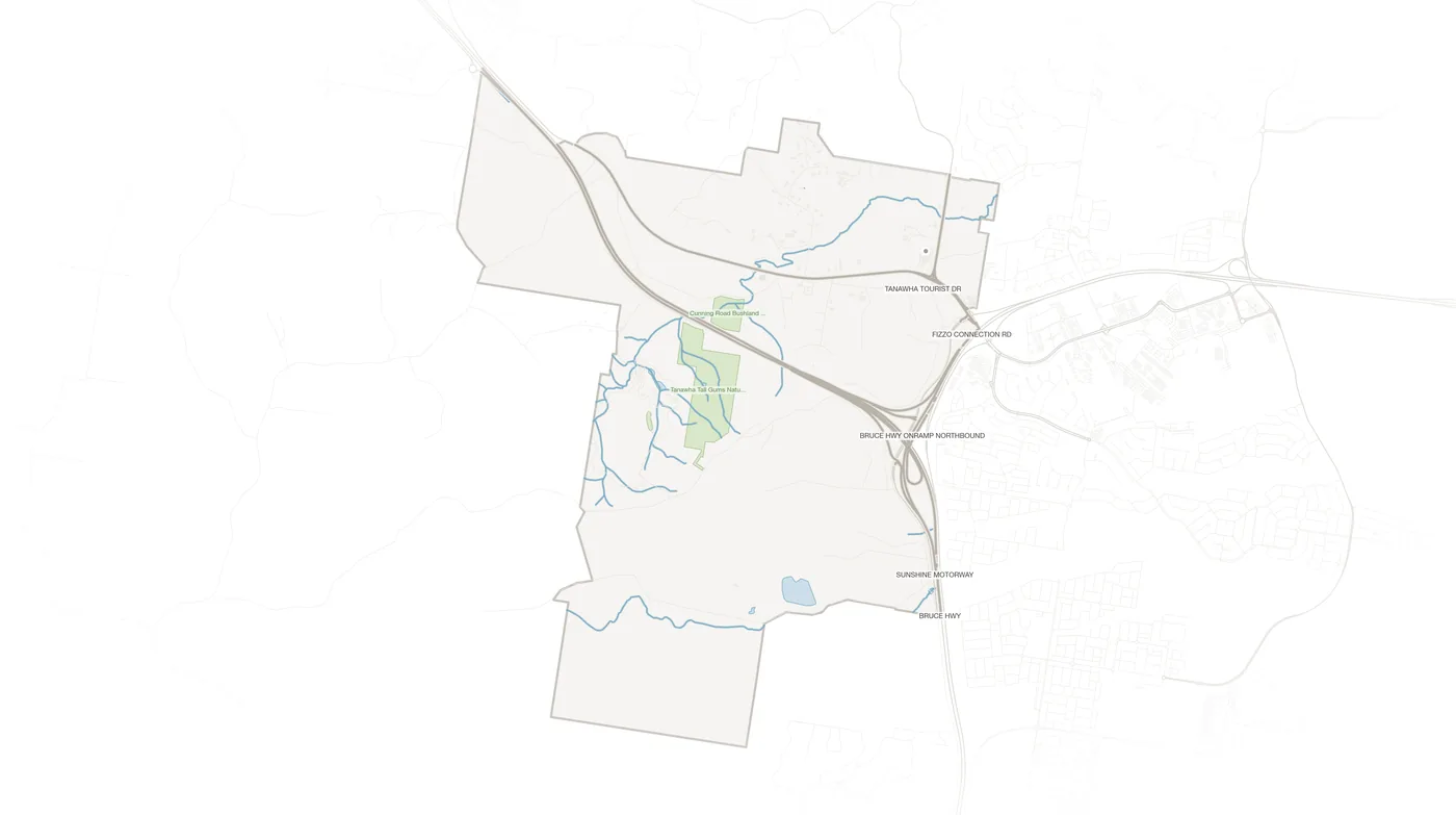 Tanawha urban fabric map