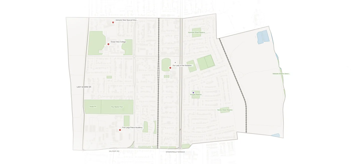 Taperoo urban fabric map
