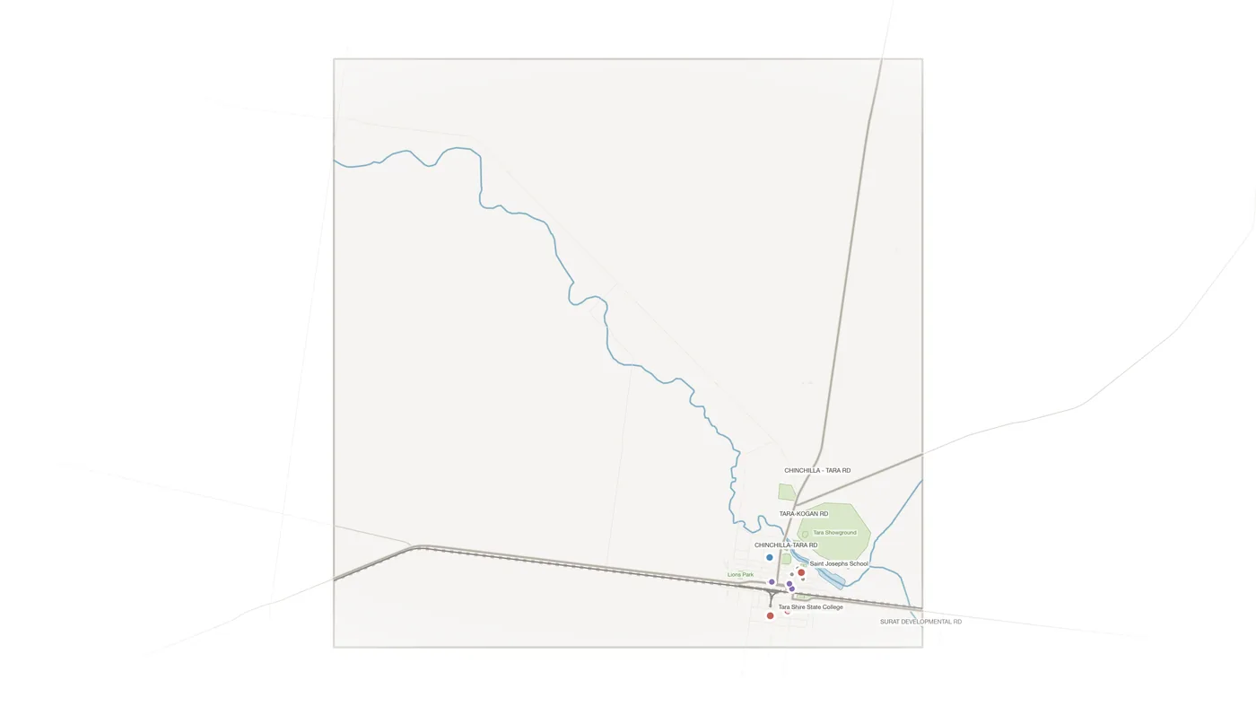 Tara urban fabric map