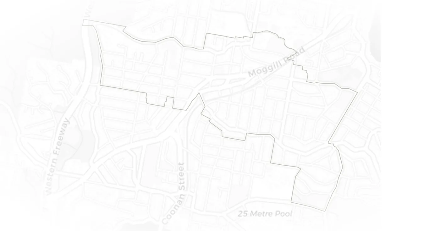 Taringa urban fabric map