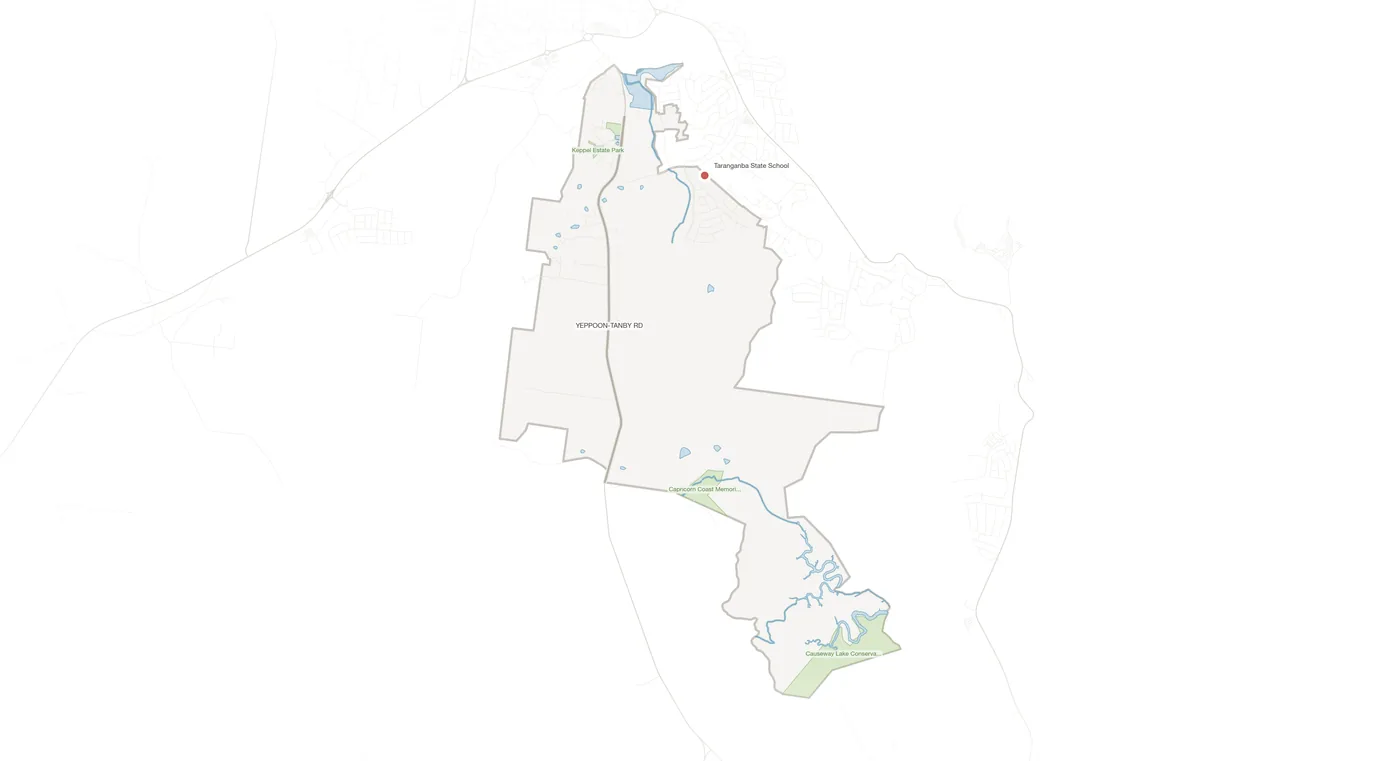 Taroomball urban fabric map