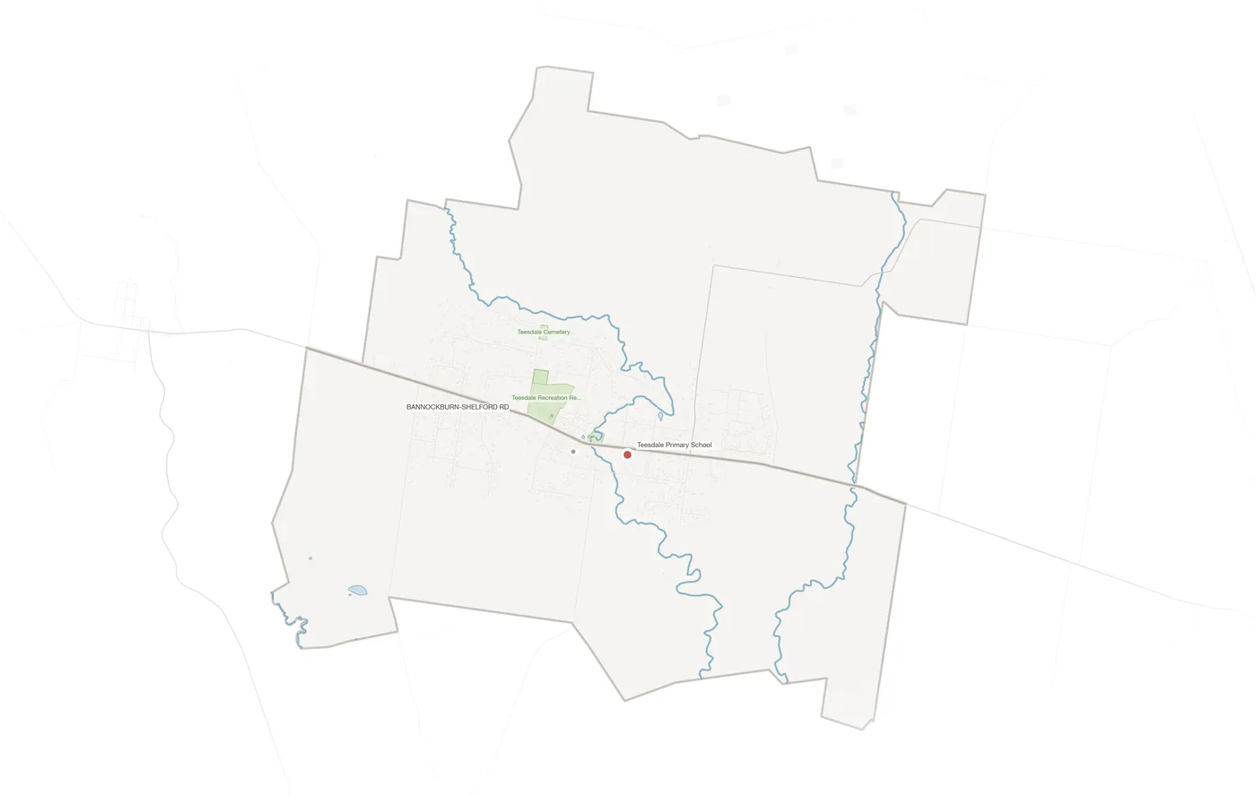 Teesdale urban fabric map