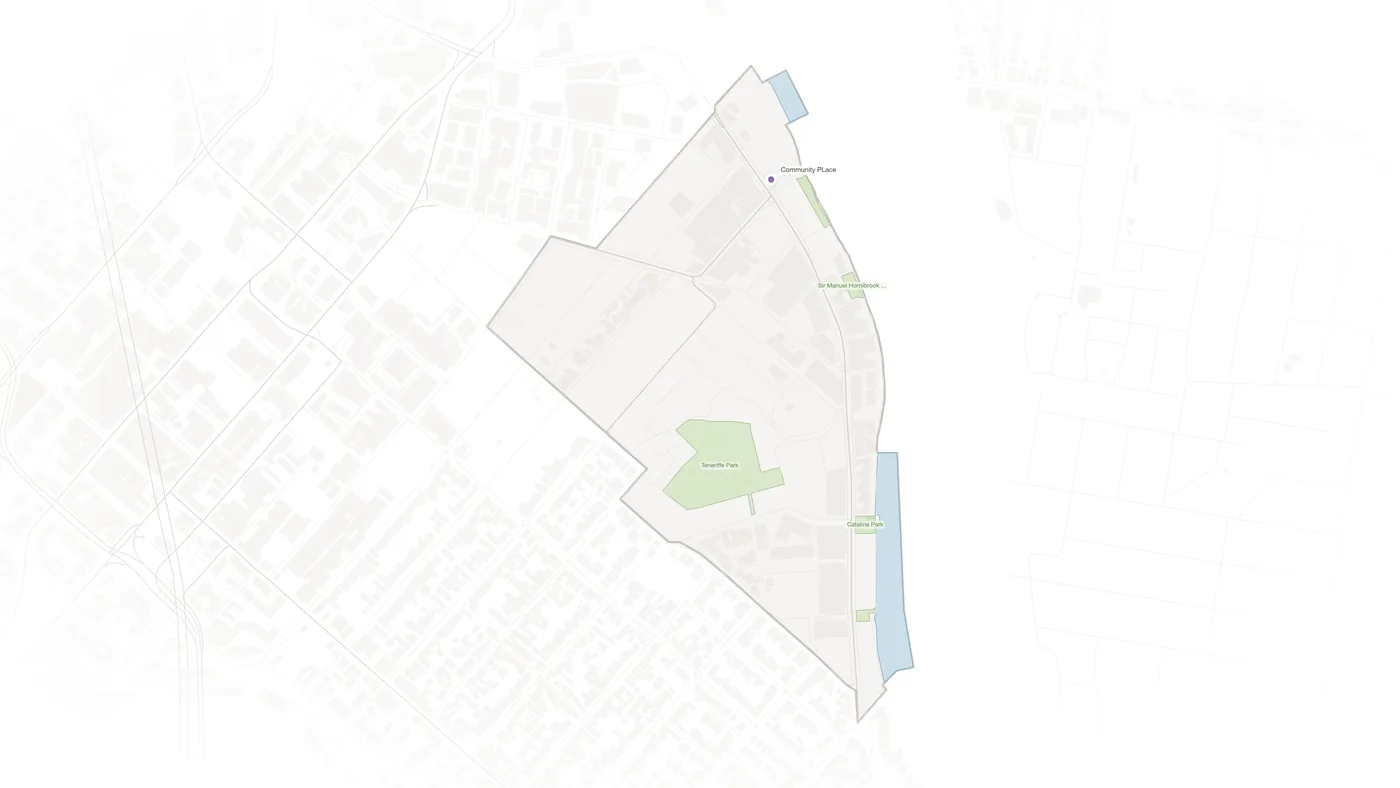 Teneriffe urban fabric map