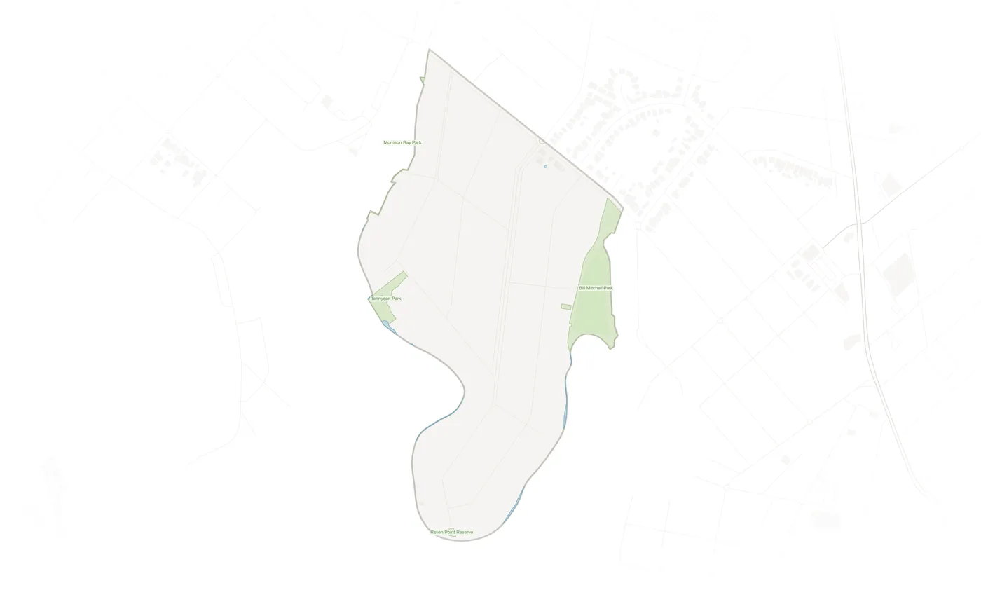 Tennyson Point urban fabric map