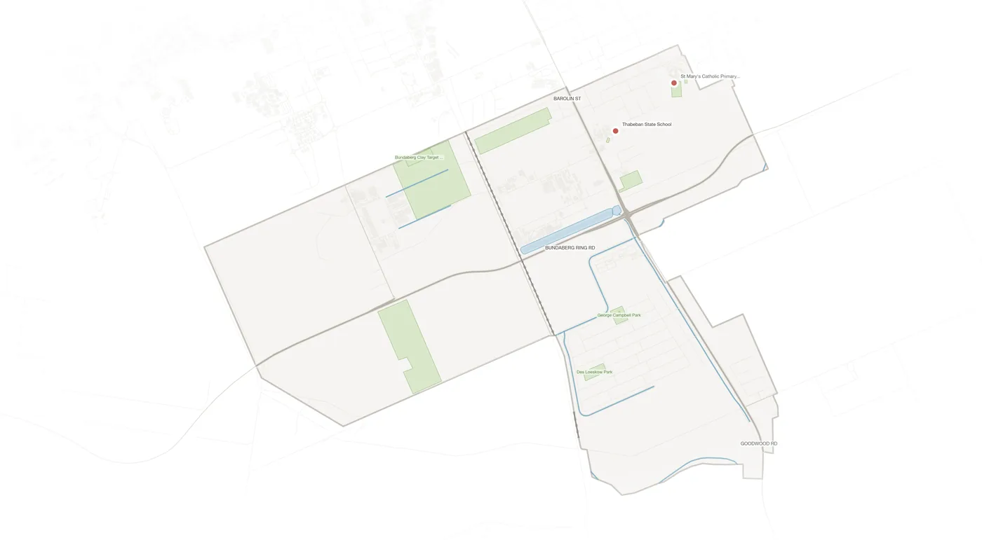 Thabeban urban fabric map