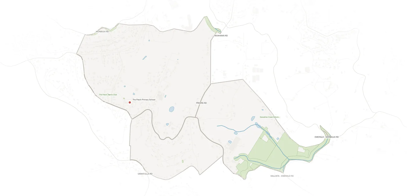 The Patch urban fabric map