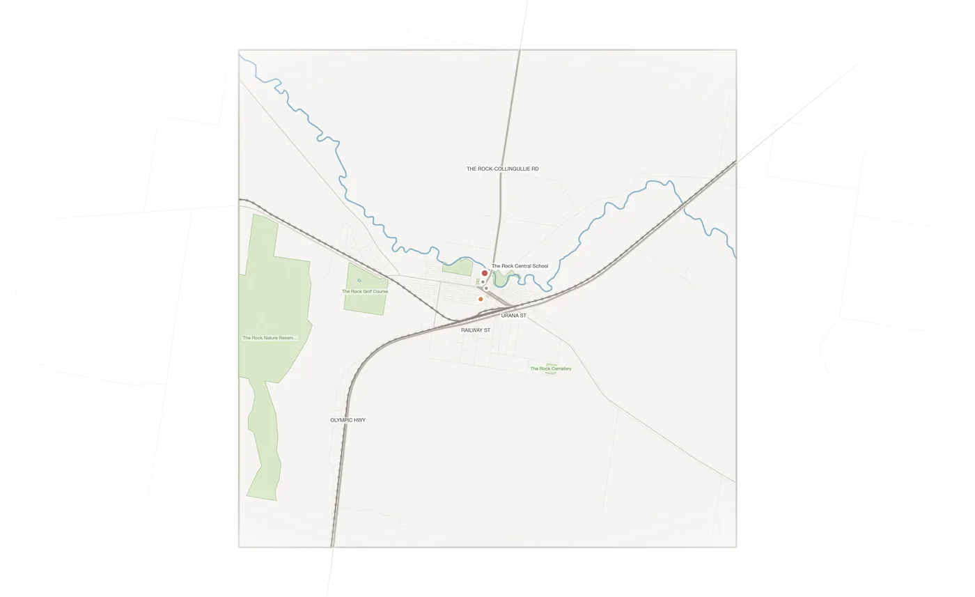 The Rock urban fabric map
