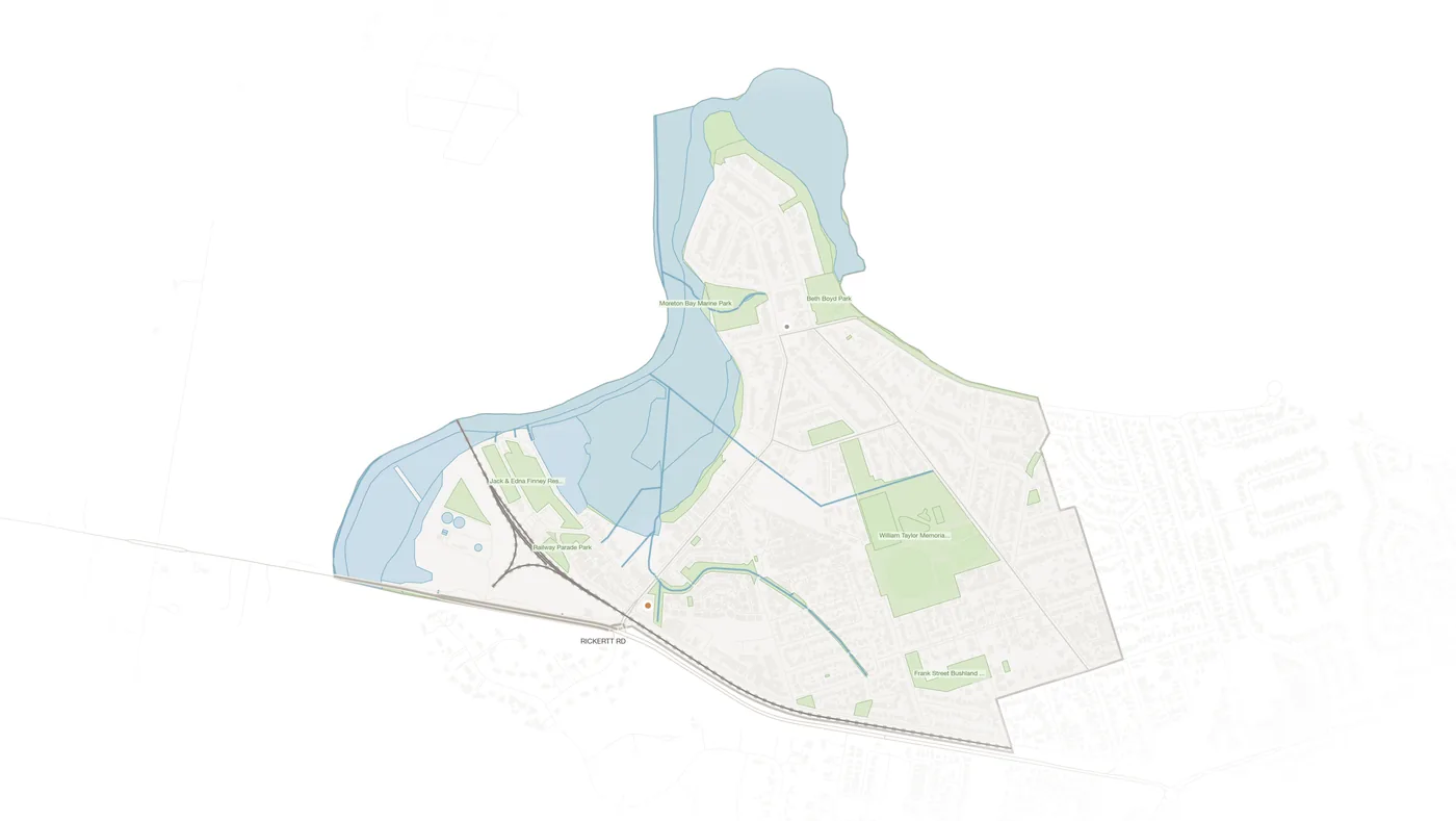 Thorneside urban fabric map