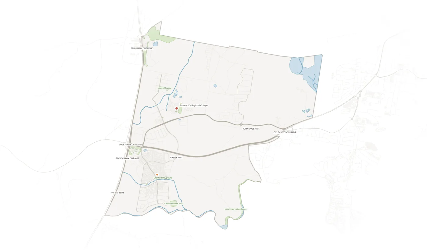 Thrumster urban fabric map