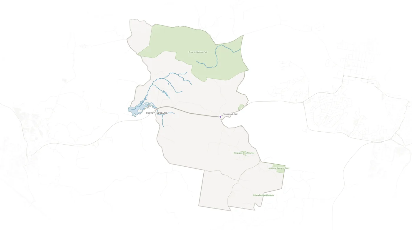 Tinbeerwah urban fabric map
