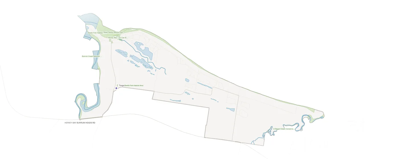 Toogoom urban fabric map
