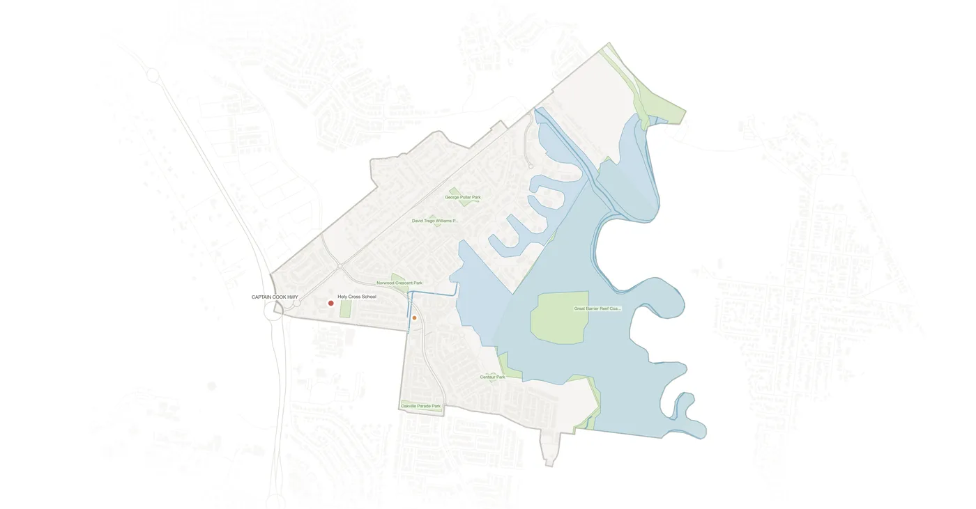 Trinity Park urban fabric map