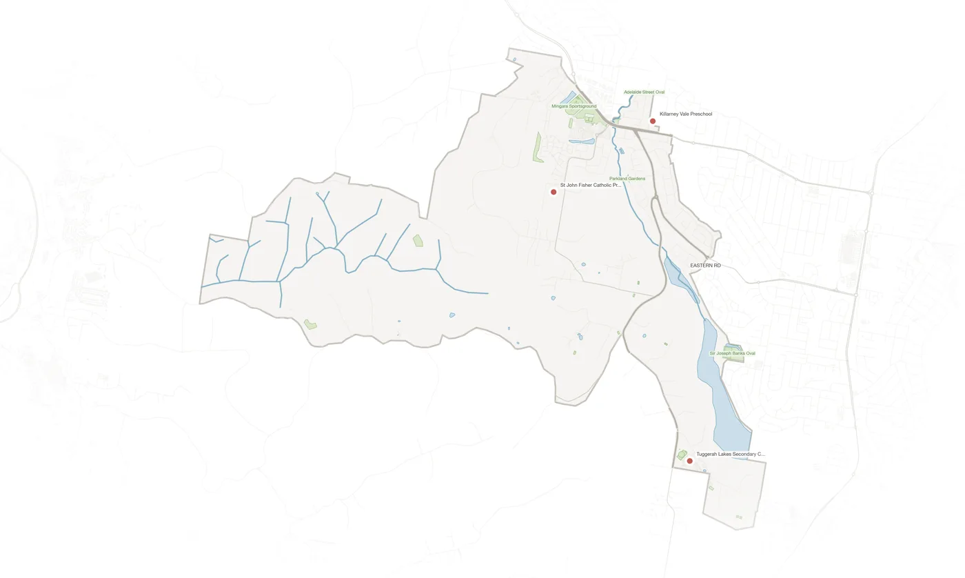 Tumbi Umbi urban fabric map